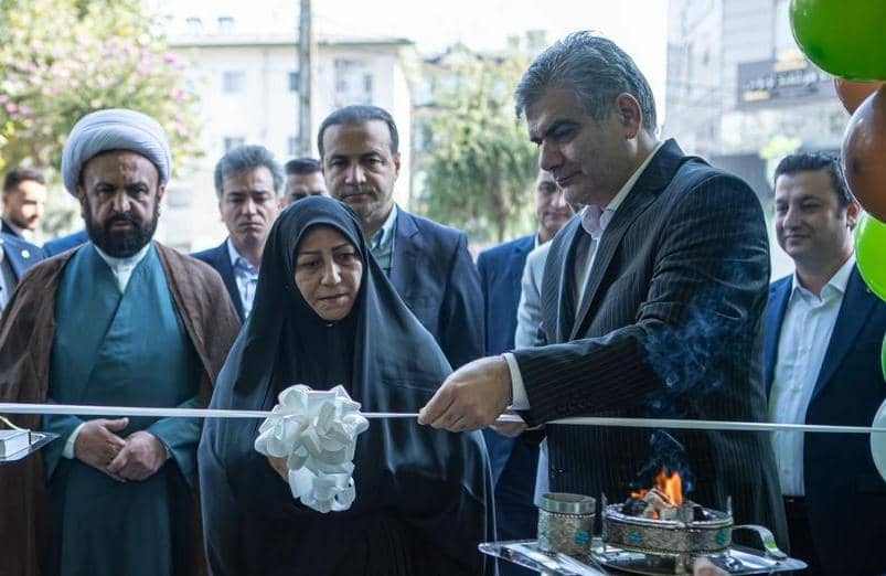 ساختمان جدید شعبه معلم بانک در رشت افتتاح شد