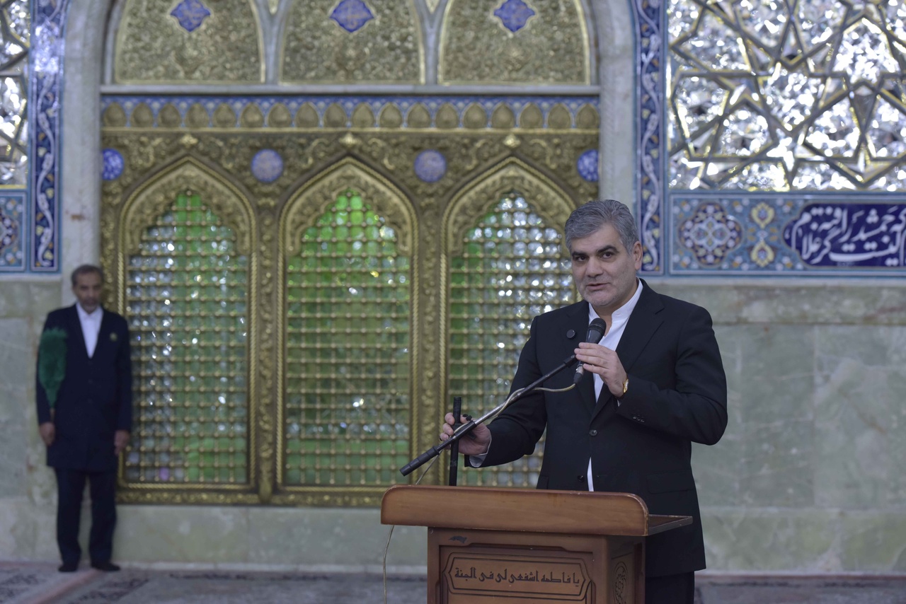 حضور مدیران بانک قرضالحسنه مهر ایران در آیین غبارروبی حرم حضرت معصومه(س)