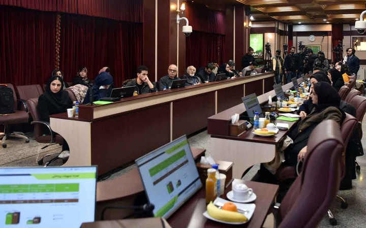 نشست خبری مدیرعامل بانک قرض‌الحسنه مهر ایران به مناسبت هجدهمین سالروز تأسیس بانک