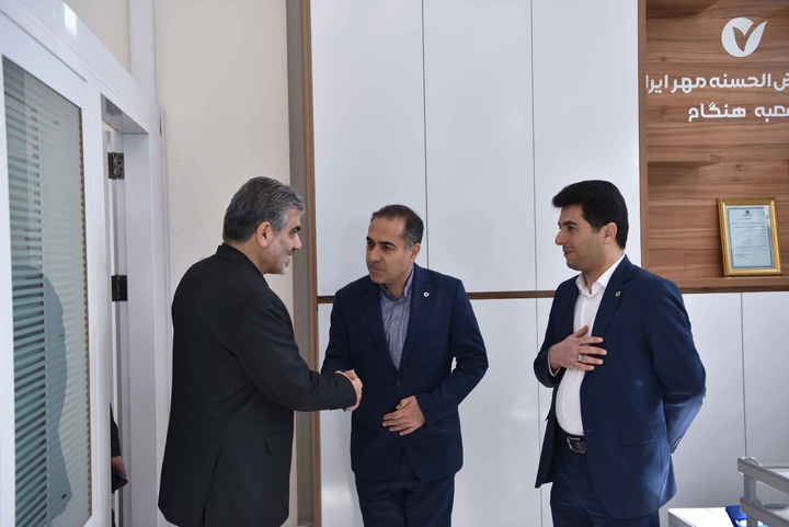 بازدید مدیرعامل بانک قرض‌الحسنه مهر ایران از شعب بانک در شهر تهران