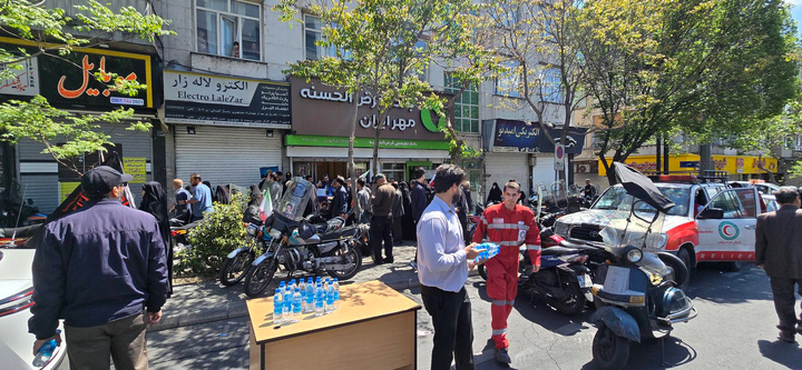برپایی موکب خدمت‌رسانی بانک مهر ایران در مراسم اربعین شهادت امام خامنه‌ای (قدس سره)